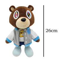 Oso De Peluche Kawaii Kanye Dropout Decoración De Habitación Suave Y Cálida Juguete Ideal Para Regalo De Cumpleaños - details 5