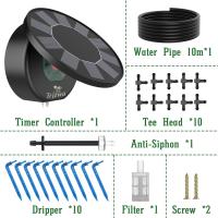 Kit De Riego Por Drip Automático Solar Para Jardín Interior Y Exterior Sistema De Riego De Plantas Con Anti-Sifón DIY - details 3