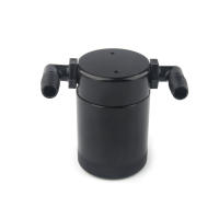 Tanque De Aceite Catch Can Para Carreras Dodge Charger Hellcat 2015-2021 Separador De Aceite Negro Del Lado Pasajero Material De Aluminio - details 4