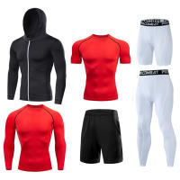 Camiseta De Compresión Para Correr En Hombre Camiseta De Fútbol De Secado Rápido Camiseta Deportiva Tensa Para Gimnasio Y Fitness Manga Corta Transpirable - details 23