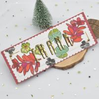 Cortadores De Letras A-Z Para Manualidades DIY Álbumes De Fotos Tarjetas Y Artesanía Corte De Metal Color Plateado Blanco - details 14