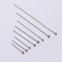 100pcs Broches De Cabeza De Bola De Acero Inoxidable Para Joyería DIY Tamaños 15 20 30 40 50mm Accesorios De Encuentros Brillantes - details 5