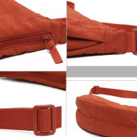 Bolso Bandolera De Nylon Para Mujer Estilo Casual Sencillo Con Hombro Único Versátil Moda Color Sólido Estudiante Bolsa Media Redonda - details 12