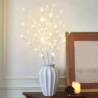 Luz De Ramas De Abeto Blanco LED Para Decoración De Navidad Y Año Nuevo Guirnalda De Luz Festiva Para Bodas Y Fiestas Luces De Navidad Para Mesa De Comedor - details 3