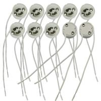 10PCS Conector De Tira LED GU10 Para Bombillas De Cerámica Halógena Soporte De Cable Base De Lámpara Conector De Luz - details 7
