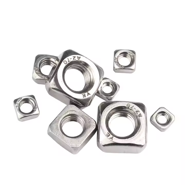 Juego De Tornillos Cuadrados De Acero Inoxidable 304 A2-70 M3-M12 DIN557 GB39 Para Metalworking Sin Certificación Ni Originales - 1