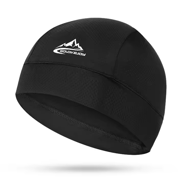 Gorro De Ciclismo De Verano Antirreflectante Y Transpirable Con Diseño De Cráneo Para Hombres Material De Poliéster Protección UV Para Deportes Pesca Y Running - 1
