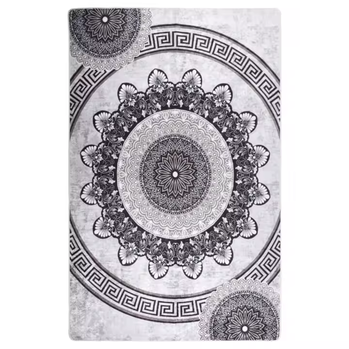 vidaXL Alfombra lavable antideslizante multicolor 160x230 cm - 1
