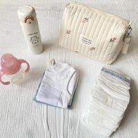 New Mommy Bag Cute Print Embroidery Mommy Bag Zipper Newborn Baby Diaper Bag Nappy Pouch Travel Stroller Storage Bags - details 5