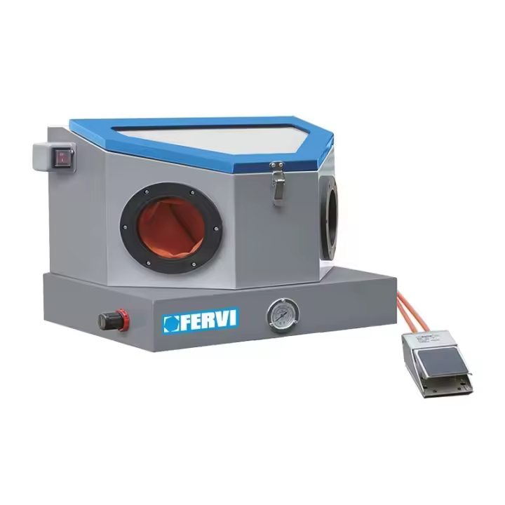 Mini máquina de chorro de arena de banco FERVI 0490 - 1