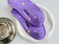 Calcetines Medio Tubo Disney Sanrio Kuromi Para Mujer Color Morado Algodón Peinado Dibujos Animados Lindos Hechicera Calcetines - details 15