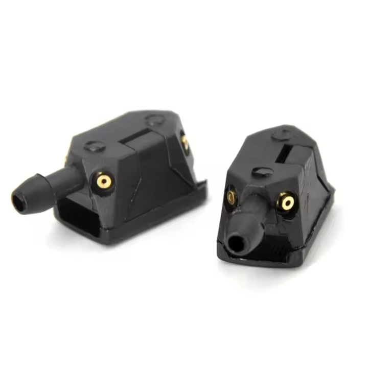 2Pcs Aspersores De Limpia Parabrisas Para Coche Universal 9mm a 4 Maneras Montaje Mejorado Boquillas Ajustables 8mm C9C8 - 1