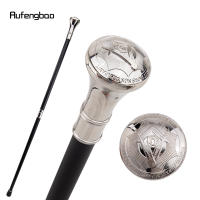 Vara De Caminar Blanco Con Relieve Totem De Freemasonry Para Hombres 93cm Punta De Goma Material De Eje Acero Moda Y Funcionalidad - details 3