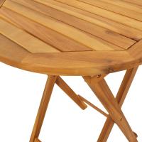 Set de Bistro de Jardín de 3 Piezas vidaXL en Madera Sólida de Acacia - details 7