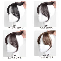 Extensiones De Pelo Sintético H&STAR Con Franja Natural Sin Costuras Extensión De Franja Oblicua Francesa Con Bangs Ocho Caracteres Clip in Para El Frente - details 1