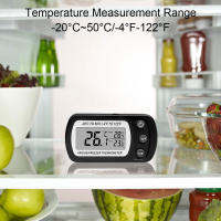 Termómetro Digital Para Nevera Impermeable Con Registro De Máximo Y Mínimo Magnético Y Gancho Para Cocina Hogar Restaurante - details 6