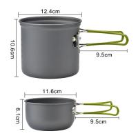 Kit De Cocina Para Camping Y Viajes Ultraligero Con Suelo Y Utensilios De Cocina Set De Olla Para Senderismo Y Pícnic - details 1
