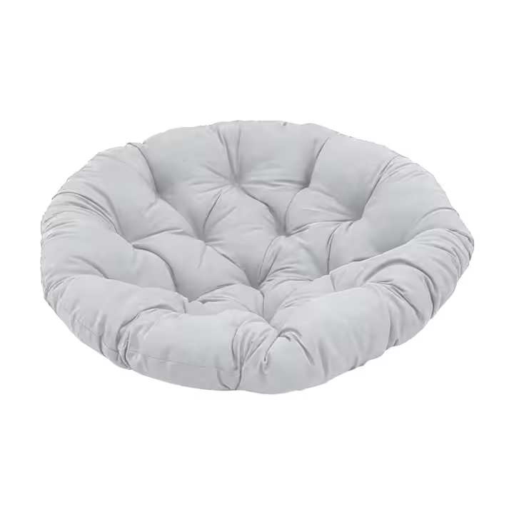 Almohadilla De Silla Papasan Redonda Gruesa Para Silla De Jardín Y Cuna De Colgante 15.7 Pulgadas Lavable Y Resistente Para Asiento De Silla De Balancín - 1