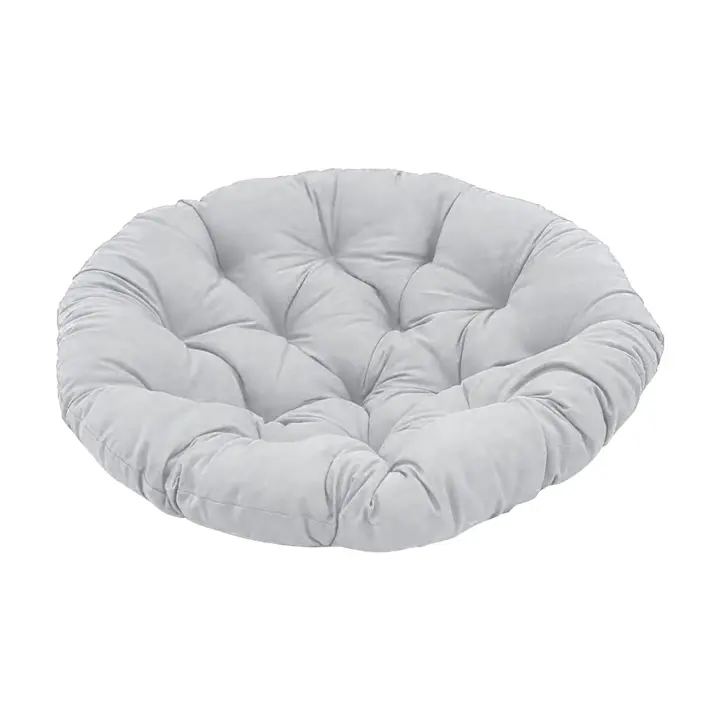 Almohadilla De Silla Papasan Redonda Gruesa Para Silla De Jardín Y Cuna De Colgante 15.7 Pulgadas Lavable Y Resistente Para Asiento De Silla De Balancín - 1