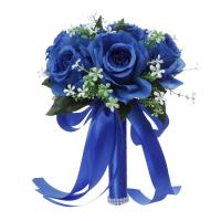 Bouquet De Novia Artificial De Rosa Silken En Blanco Y Champán Para Damas De Honor Y Fiesta De Boda Decoración De Hogar - details 22