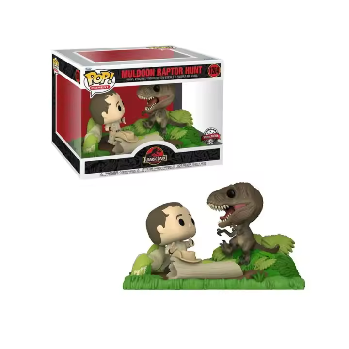 Funko Pop Muldoon Raptor Hunt Jurassic Park Special Edition 1204 - 1