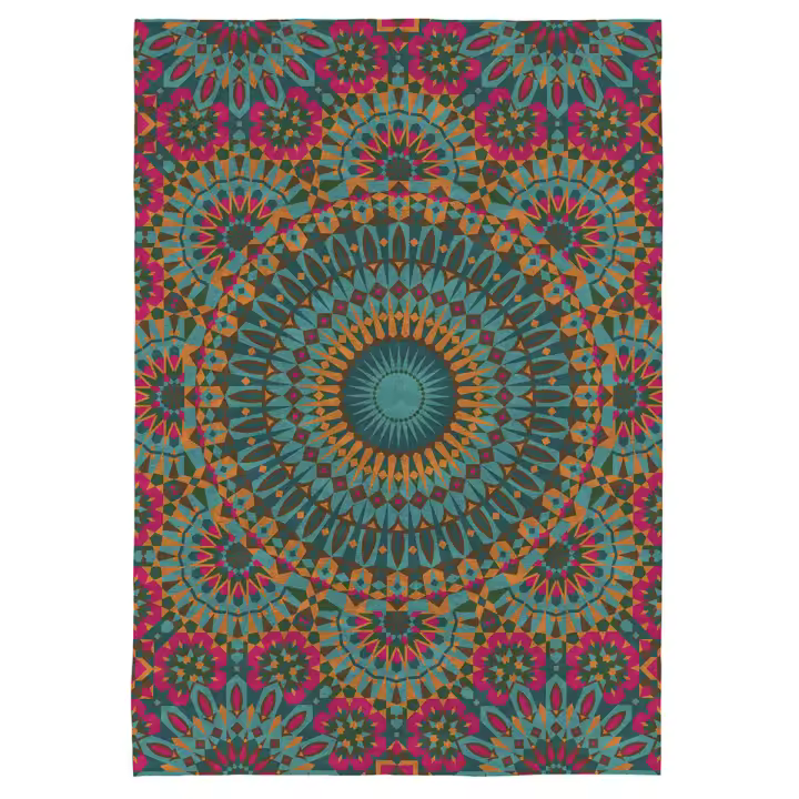 RUGS&RUGS - Alfombra decorativa TIGRIS multicolor. Varios tamaños disponibles. - 1