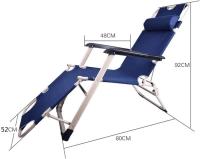 STARLEY- Silla reclinable Plegable para Siesta Sentado/ Tumbona Sofá Invierno/Verano Pesca Silla de Playa Exterior/Hogar con reposacabezas extraíble 178 * 52 cm - details 3