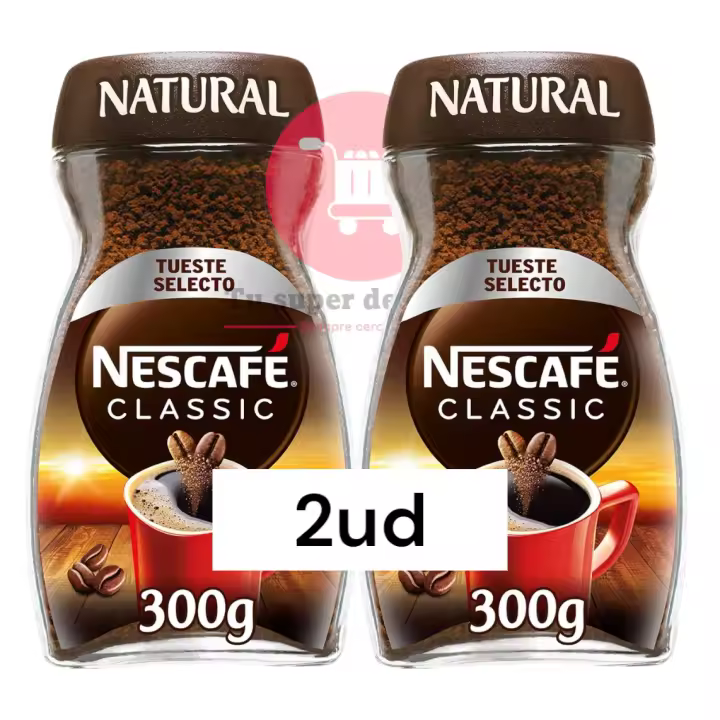 Café soluble natural Nescafé Classic 300 g Pack 2ud - 1