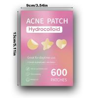 600pcs Parches De Acné De Cinco Colores Mixtos Parche De Estrella Para Cubrir Impurezas Herramienta De Maquillaje Y Cuidado De La Piel - details 8