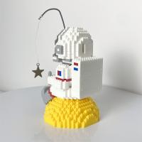 Bloques De Construcción Micro Astronauta Traje De Espacio Con LED Juguetes Para Niños Fomentan El Conocimiento Espacial Desarrollo Cognitivo - details 2