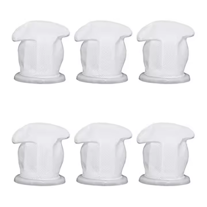 6 Unidades Filter de reposición Filter de suciudad compatible para Vorwerk Kobold VC100 lavable inalámbrico mano V - 1