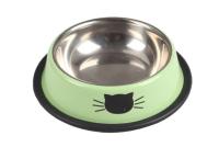 Tazón De Acero Inoxidable Multicolor Para Perros Y Gatos Anti-deslizante Resistente Al Desplazamiento Contenedor De Alimentos Para Mascotas Tazón De Comida Y Bebida - details 4