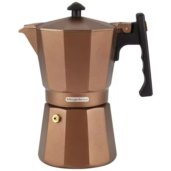 CAFETERA ITALIANA MAGEFESA JAMAICA BROWN 6TAZAS - 1
