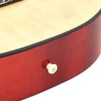 vidaXL Guitarra clásica para principiantes madera tilo negro 3/4 36" - details 6