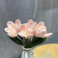 1PC Arreglo De Tules Artificiales Tejidos a Mano En Algodón Para Decoración De Hogar Regalos Para Fiesta De Boda Y Día De La Madre - details 4