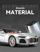 Coche De Juguete Bugatti Atlantic 1/24 Con Sonido Y Luz Coche De Colección Miniatura Para Niños Regalo Vehículo Diecast - details 1