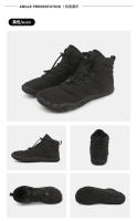 Zapatos deportivos de algodón para exteriores de cinco dedos para hombres y mujeres, además de botas cálidas de terciopelo,botas de nieve para parejas resistentes al desgaste y antideslizantes. - details 22