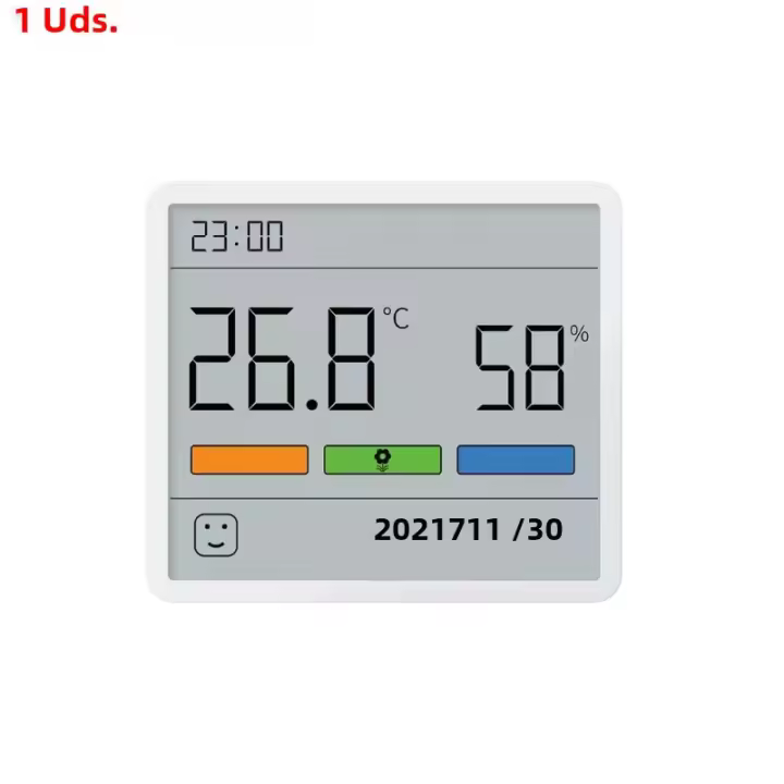 Xiaomi DUKA Atuman Medidor De Temperatura Y Humedad Digital LCD Reloj Estación Meteorológica Interior Exterior Sensor De Clima - 1