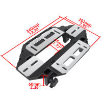 Kit De Instalación De Juego Para Aberturas De Agujeros Y Ranuras En Madera Herramienta De Carpintería Aluminio Base De Router Y Cortador De Fresadora - details 2