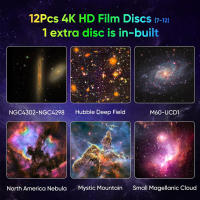 Proyector De Galaxia Para Dormitorio Imagen HD Luz De Galaxia Ajustable Con Regulador 13 Discos De Película Planetario Para Niños Luz Nocturna De Ambiente - details 2