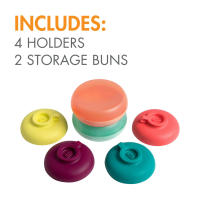 Soporte De Helado De Silicona Colorido Sin Derrame Reutilizable Protector De Helado Para Niños Con Base Antiderrame - details 12