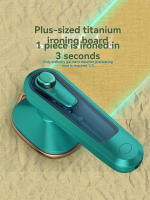 FUNLTU Máquina De Planchar Portátil Y Mano Con Vapor Para El Hogar Y Dormitorio Eliminador De Arrugas En Miniatura Máquina De Planchar Con Taburete - details 1