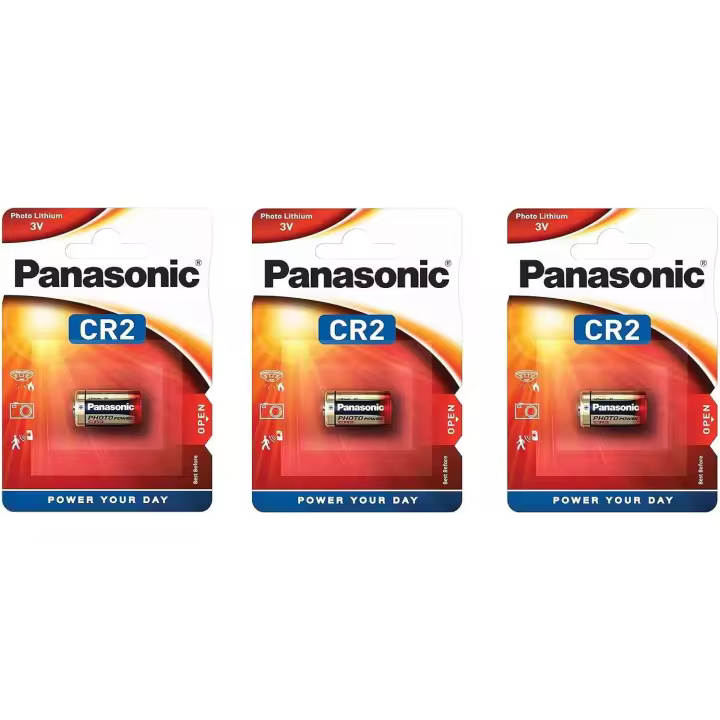 Panasonic Pila de Litio Panasonic CR2 3V - Blister 1 x3 - Paquete 3 Blister - 1