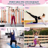 Kit De Barril De Pilates Con Bandas De Resistencia Multifuncional Para Gimnasio Doméstico Portátil Ejercicios De Complejidad Baja Para El Cuerpo Completo - details 5