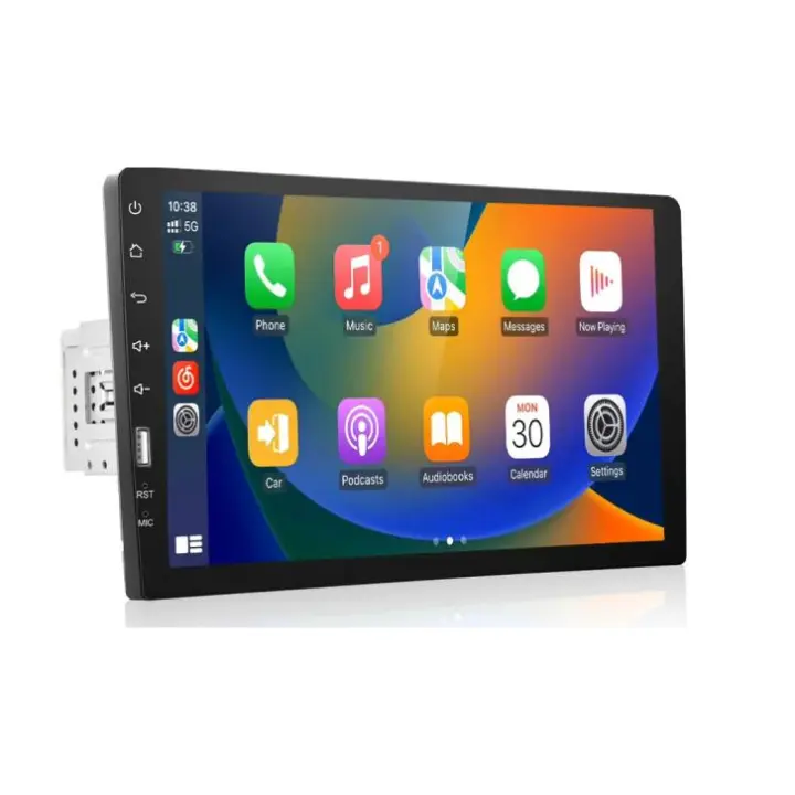 Radio de coche 1 din HD, reproductor multimedia, pantalla táctil, estéreo para coche, MP5, FM, Bluetooth, cámara USB, reproductor de coche 1 din - 1