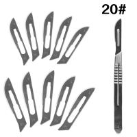 10 Piezas De Hojas De Acero De Carbono 20#-23# Herramienta Manual De Mantenimiento Para Teléfonos Móviles Libros De Navegación PCB Artesanía De Cuchillo - details 8