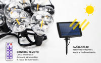 Cadena de Luces, 25 +2 LEDs Solares de Exterior, 7,6 M, 4 Modos - details 1