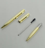 Bolígrafo De Punta Fija Metálico 0.7mm Tinta Negra Recargable Rotativo Estilo Firmar Suministros De Oficina Y Escuela - details 2