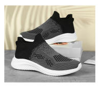 Zapatos De Correr Para Hombre Transpirables Talla 46 Zapatillas De Correr Slip on Casual Mesh Suela EVA Zapatos De Equipo Deportivo - details 21