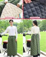 Protector De Rodillas Para Motocicleta Impermeable Y Térmico Para Hombres Y Mujeres Cubierta De Algodón Universal Para Invierno - details 1